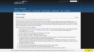 Client Bridge - DD-WRT Wiki