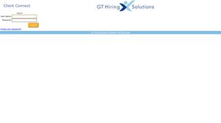 Log In to the ClientConnect - GT Hiring Solutions