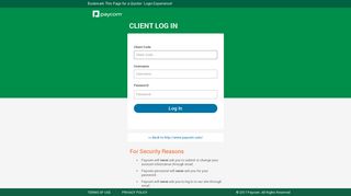 Client Login - Paycomonline.Net