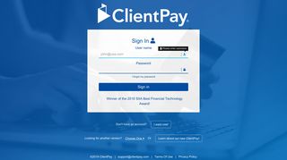 ClientPay | Sign in