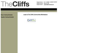 Login to The Cliffs Communities Marketplace - BirchStreet Systems