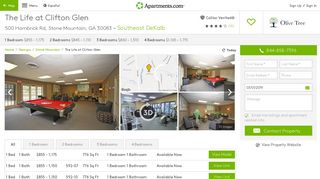 The Life at Clifton Glen Apartments - Stone Mountain, GA | Apartments ...