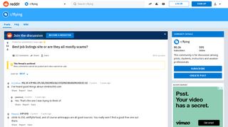 Best job listings site or are they all mostly scams? : flying - Reddit