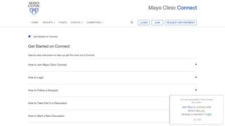 Get Started on Connect | Mayo Clinic Connect