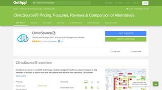 ClinicSource   Pricing, Features, Reviews & Comparison of ... - GetApp