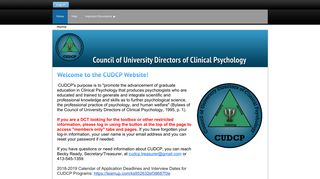 Council of University Directors of Clinical Psychology - Home