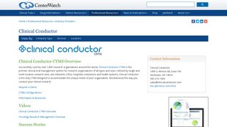 Clinical Conductor, Rochester, NY | Industry Provider Profile (5625 ...