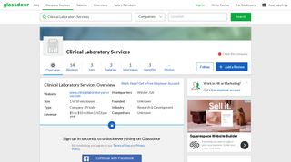Working at Clinical Laboratory Services | Glassdoor