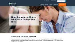 Physcial Therapy EMR Software - Clinicient