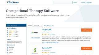 Best Occupational Therapy Software | 2019 Reviews of the Most ...