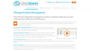 Therapy Practice Management Software | ClinicSource