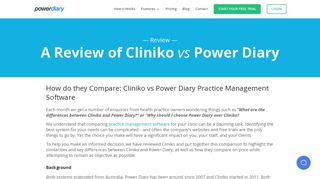 Cliniko vs. Power Diary: Practice Management Software Comparison