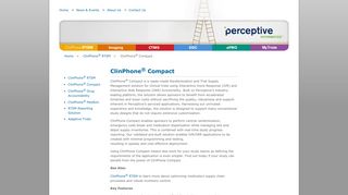 ClinPhone Compact | Perceptive Informatics