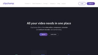Clipchamp: All your video needs in one place