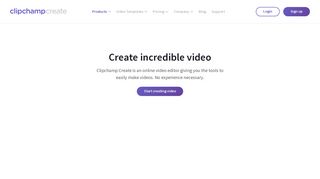 Online Video Maker | Clipchamp Create