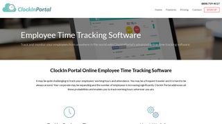 Employee Time Tracking Software & App | ClockIn Portal