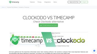 Tracking Time Software - Clockodo vs Timecamp