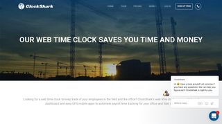 Web Time Clock - ClockShark