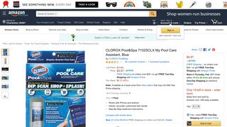 Amazon.com: CLOROX Pool&Spa 71025CLX My Pool Care Assistant ...