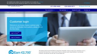 Customer login | Close Brothers Commercial Finance Ireland