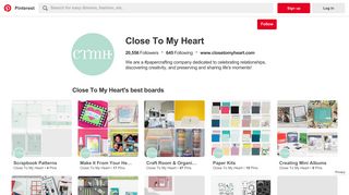 Close To My Heart (CTMH) on Pinterest