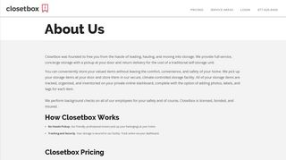 About Us - Closetbox