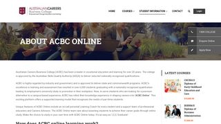 About ACBC Online | ACBC Online