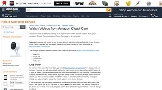 Watch Videos from Amazon Cloud Cam - Amazon.com