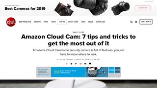 Amazon Cloud Cam: 7 tips and tricks to get the most out of it - CNET