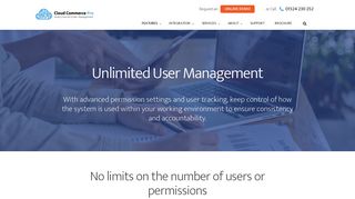User Management - Cloud Commerce Pro