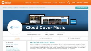8 Customer Reviews & Customer References of Cloud Cover Music ...