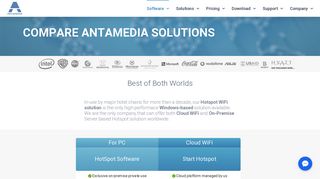 Compare Cloud WiFi Hotstpot software - Antamedia