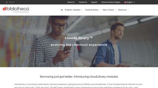 cloudLibrary digital content lending platform - bibliotheca