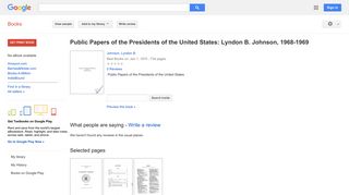 Public Papers of the Presidents of the United States: Lyndon B. ...