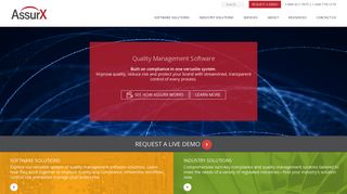 AssurX: Quality Management System (QMS) Software