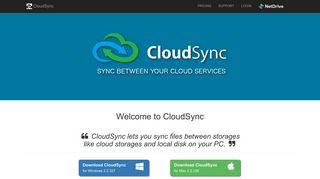 CloudSync - Sync between your cloud services