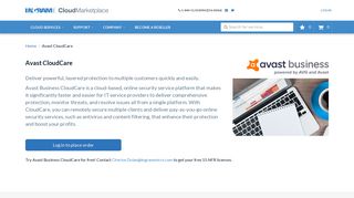 AVG CloudCare - Cloud Marketplace
