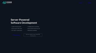 Coder - Server-Powered Software Development