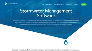 Stormwater Management Software - CloudCompli
