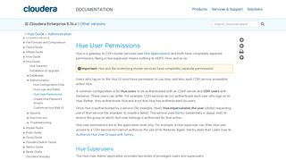 Hue User Permissions | 5.14.x | Cloudera Documentation