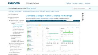 Cloudera Manager Admin Console Home Page | 5.6.x | Cloudera ...