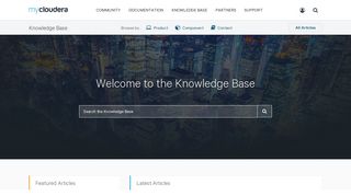 Cloudera Support - Knowledge Base - My Cloudera