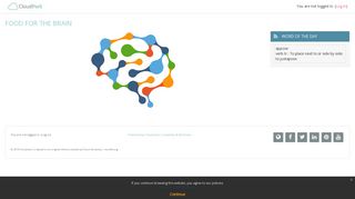 Food for the Brain - CloudLearn