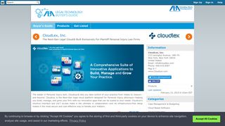 CloudLex, Inc. - ABA Legal Technology Buyers Guide
