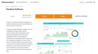 CloudLex Software - 2019 Reviews, Pricing & Demo