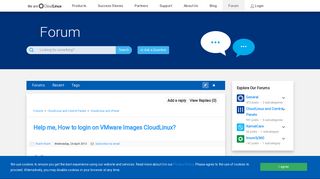 Help me, How to login on VMware Images CloudLinux?