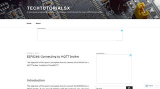 ESP8266: Connecting to MQTT broker – techtutorialsx