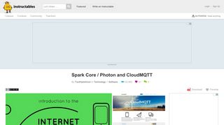 Spark Core / Photon and CloudMQTT: 7 Steps