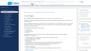 CloudPages - Salesforce Help