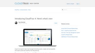 Introducing CloudTrax 4: Here's what's new – CloudTrax